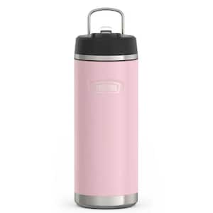 32 oz. Sunset Pink Stainless Steel Water Bottle w/ Straw