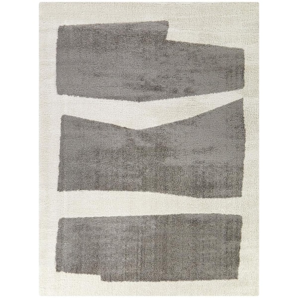 BALTA Emmanuelle Grey 8 ft. x 10 ft. Abstract Area Rug