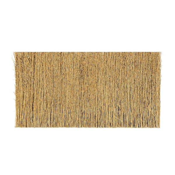 96 in. L x 48 in. H Natural Bamboo Twig Privacy Rolled Fence 1-Roll