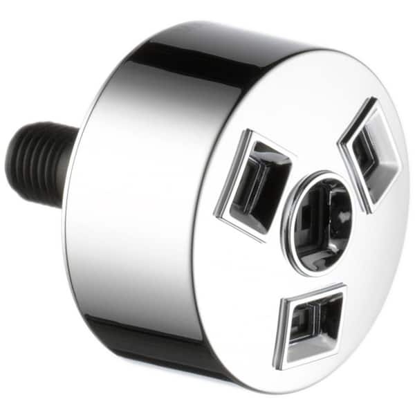 Delta HydraChoice 1.75 in. 1-Jet Shower System with Massaging H2Okinetic Spray Head in Chrome (Valve Not Included)