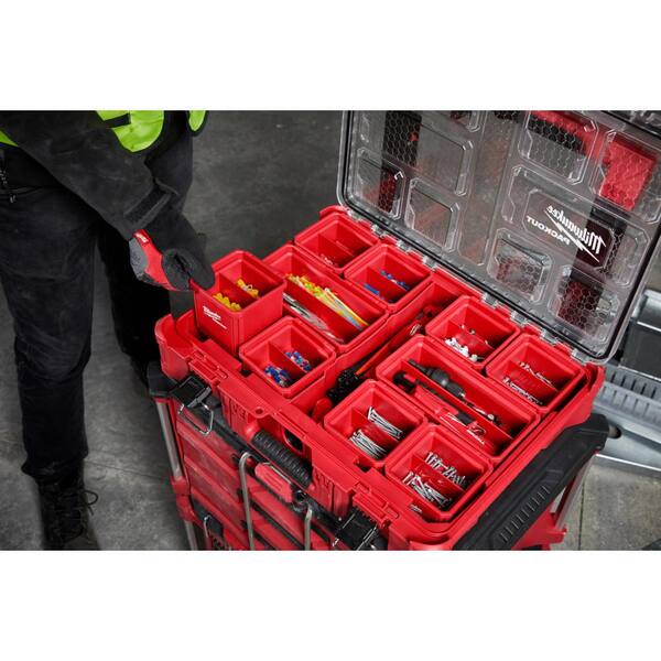 Milwaukee PACKOUT Large Bin Set (2-Pack) 48-22-8063 - The Home Depot