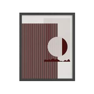 Crop Circles 9 Framed Giclee Abstract Art Print 42 in. x 34 in.