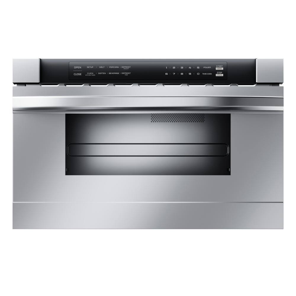 Midea 1.2 cu. ft. 23.8 in. BuiltIn Drawer Microwave in Stainless Steel