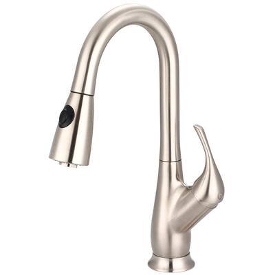 PVD Stainless Steel Finish Pioneer 2MT170H-SS Single Handle Kitchen Faucet PVD Stainless Steel Finish Pioneer 2MT170H-SS Single Handle Kitchen Faucet