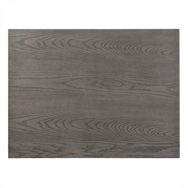 Asher 5-Piece Gray Finish Wood Top Dining Room Set Seats 4