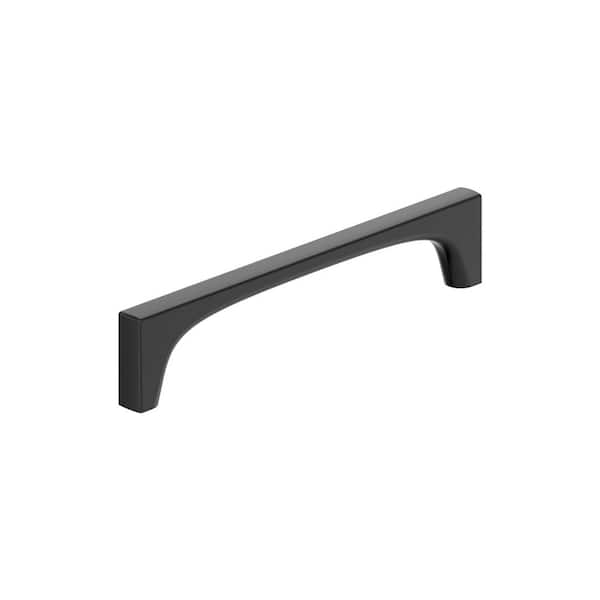Merced 6-5/16 in. (160mm) Center-to-Center Matte Black Bar Cabinet Pull