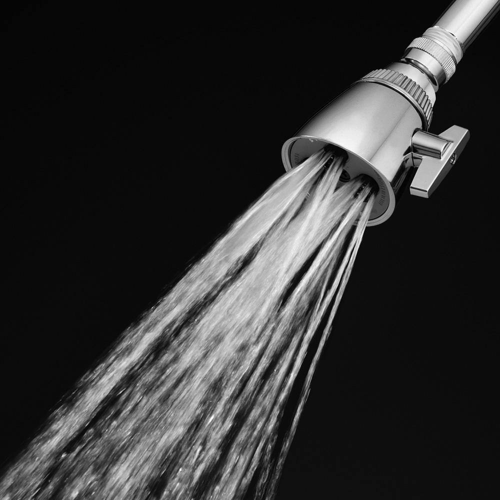 Polished Chrome Adjustable Multi-Function Shower Head