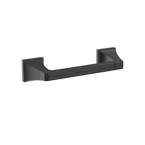Mulholland 8-13/16 in. (224 mm) L Pivoting Double Post Toilet Paper Holder in Matte Black