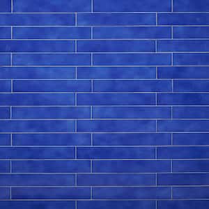 Appaloosa Blue 3 in. x 18 in. Porcelain Floor and Wall Tile (10.76 sq. ft./Case)