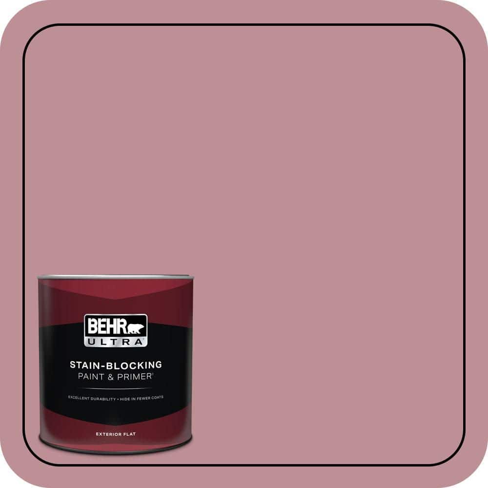 1 qt. #S130-4 Cherry Juice Flat Exterior Paint & Primer price history on PriceWatchPro
