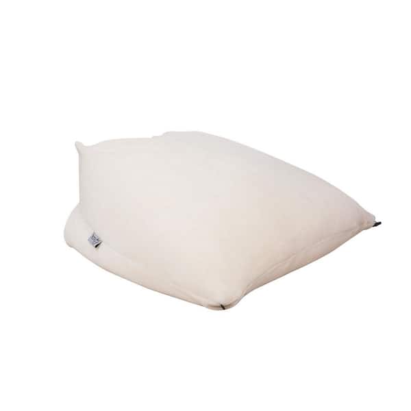 Loungie Magic Pouf Brown Microplush Bean Bag Chair Convertible  Ottoman/Floor Pillow BB81-08BN-HD - The Home Depot