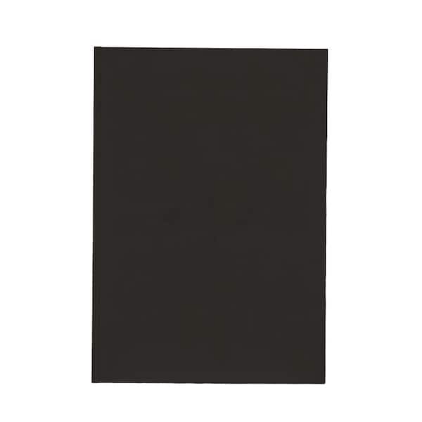 Slim Shaker Black 2 in. W x 24 in. D x 34.5 in. H in Kitchen Cabinet Dishwasher End Panel