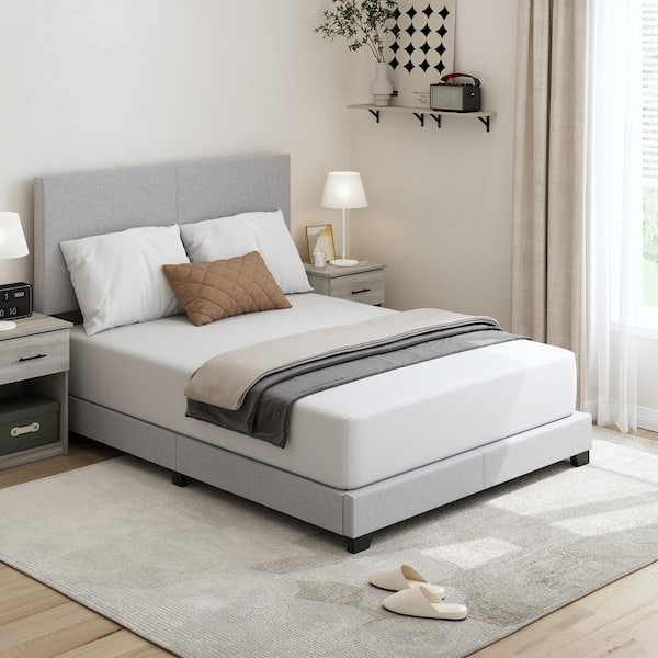 Furinno Tidur Queen Medium Firm Cooling Gel 12 In. Bed-in-a-Box Memory Foam  Mattress M23012QWH - The Home Depot