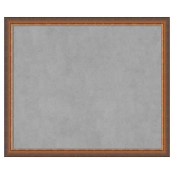Amanti Art Two Tone Bronze Copper 26 in. x 22 in Framed Magnetic Board