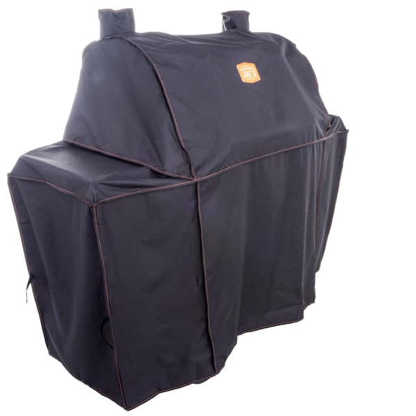 Oklahoma Joe s 60.25 in W x 47.75 in H Black Charcoal Grill Cover 9637960P04