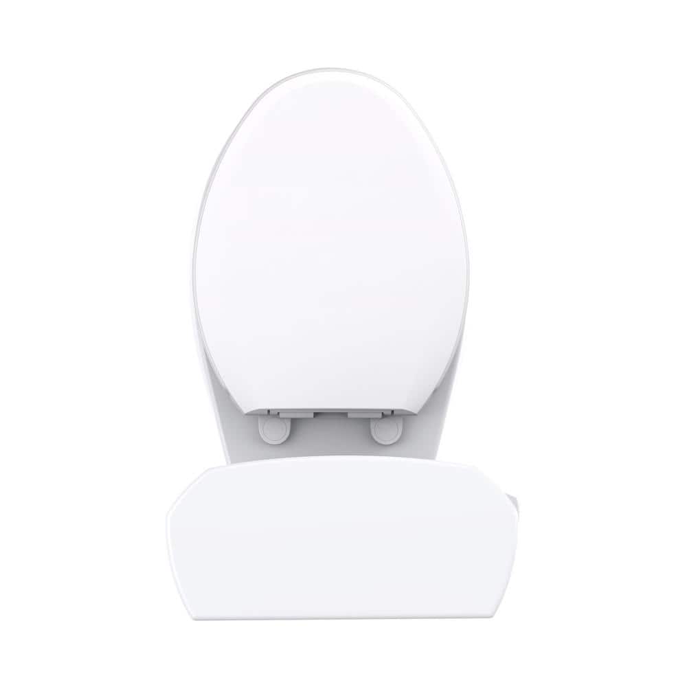 White Vitreous China Elongated High Efficiency Toilet