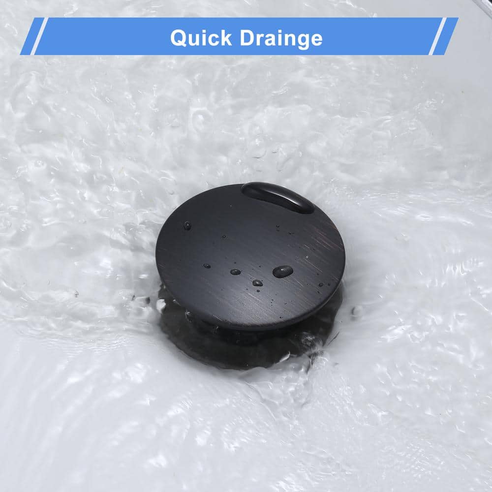 Oil Rubbed Bronze Pop-Up Bathroom Sink Drain Assembly