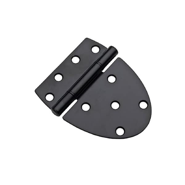 National Hardware 3-5/8 in. Extra Heavy Gate Hinges in Black