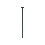 3/8 in. O.D. x 12 in. Copper Toilet Riser with Heavy Duty Rubber Nosepiece in Oil Rubbed Bronze