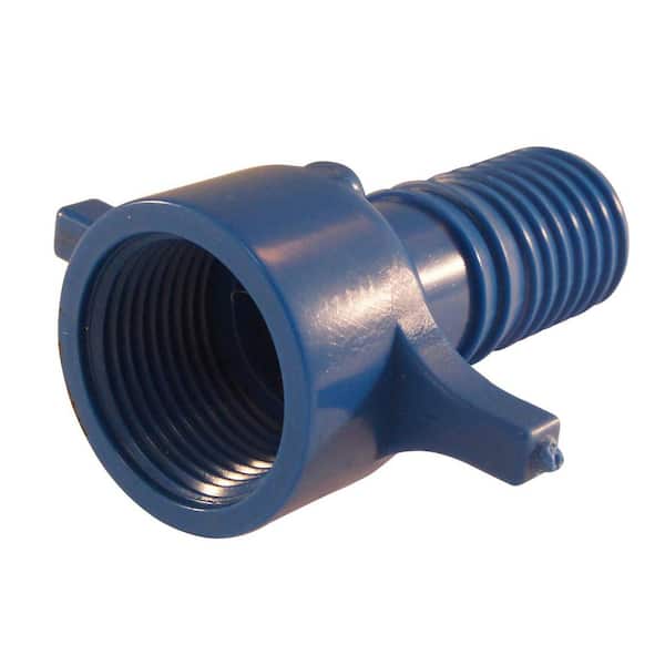 Insert Acetal Coupling w 5 Crimp Clamps Insert x 3/4 in Blue Twister 3/4 in 