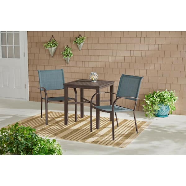 StyleWell Mix and Match 7-Piece Metal Sling Folding Outdoor Dining Set  FDS50285C-SST - The Home Depot