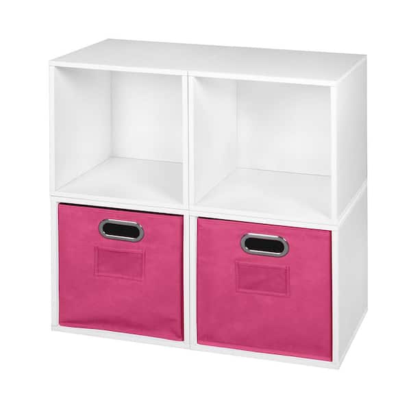 Niche 26 in. H x 26 in. W x 13 in. D Wood 4- Cube Organizer