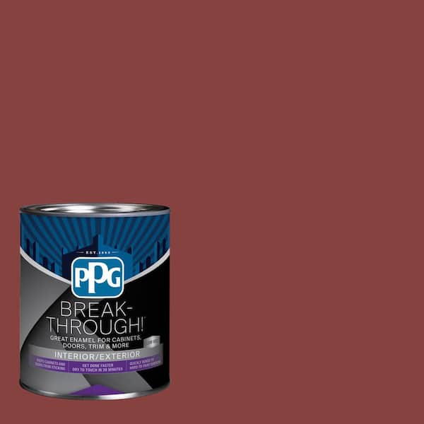 1 qt. PPG1056-7 Brick Dust Satin Door, Trim & Cabinet Paint
