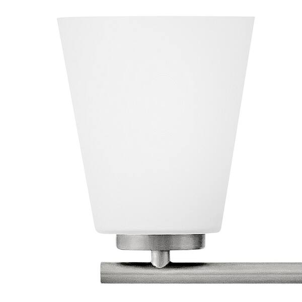 LARK - Bri 24.0 in. 3 Light Brushed Nickel Vanity Light