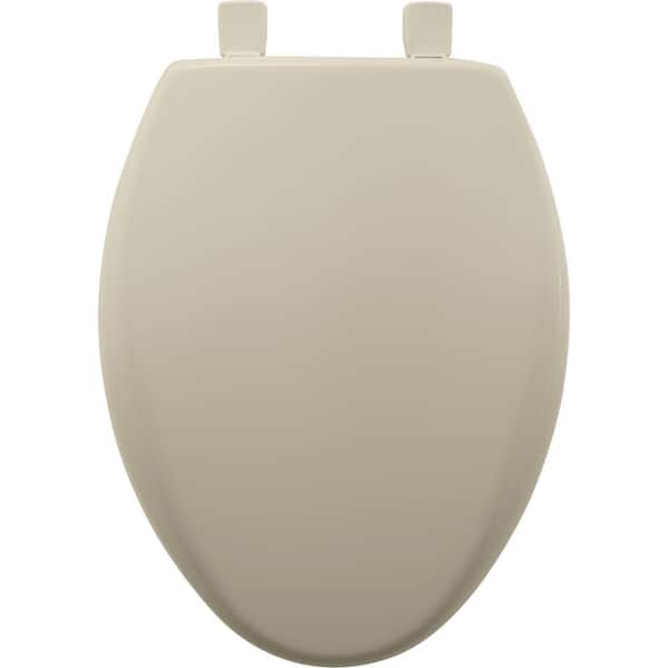 Bemis 1200E4-006 Elongated Plastic Slow Close Toilet Seat Bone 
