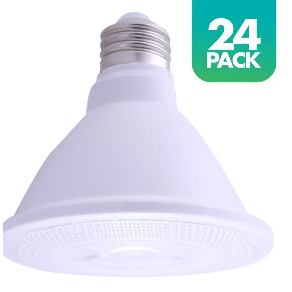 Simply Conserve 75-Watt Equivalent PAR30 Short Neck Dimmable LED Light Bulb, 5000K Daylight, 24-pack -  LPAR30DSN11W-50
