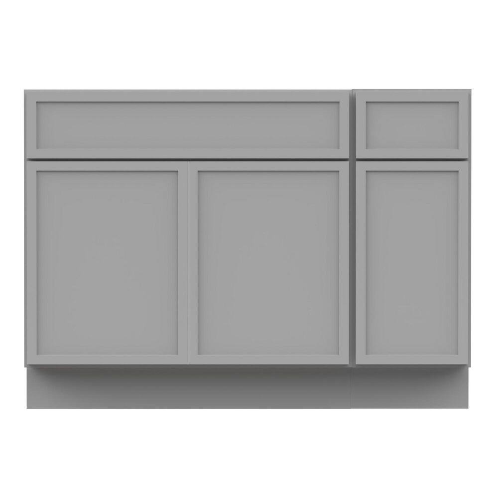 45 in. W x 21 in. D x 32.5 in. H Bath Vanity Cabinet without Top in Gray (Unassembled) price history on PriceWatchPro