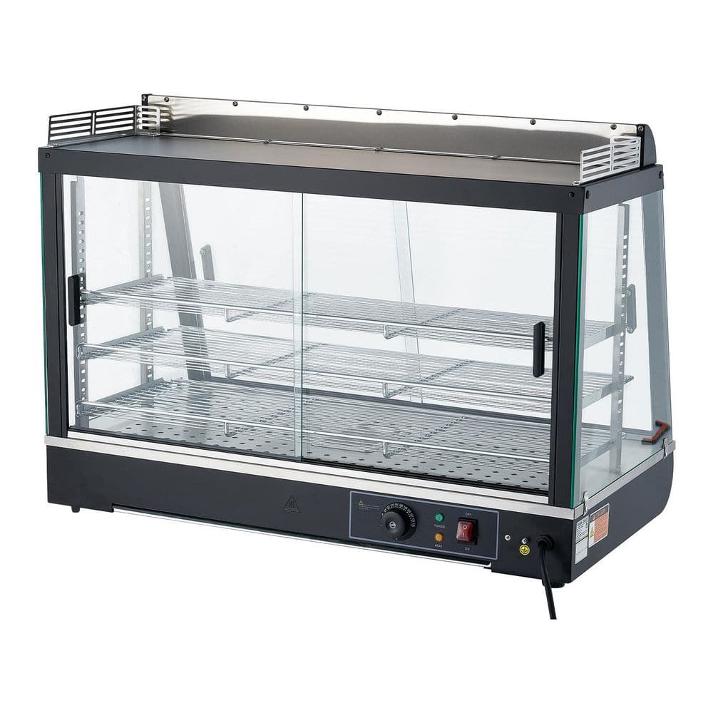 VEVOR 3-Tier Silver Commercial Food Warmer Display, 1,400W 105L ...