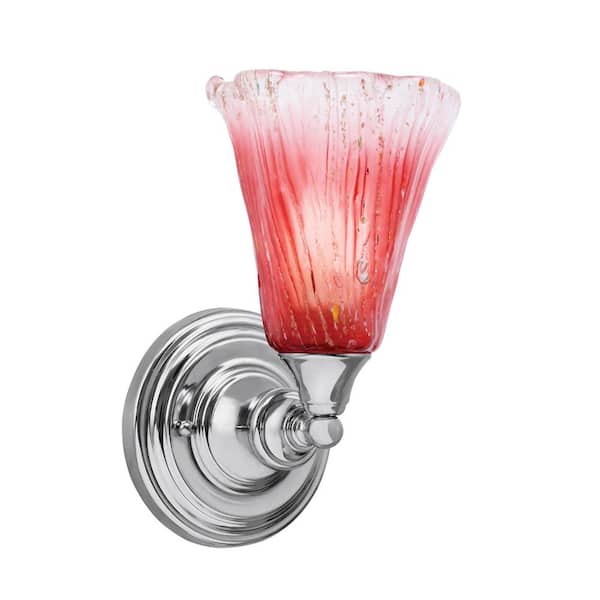 Unbranded Fulton 1-Light Chrome Wall Sconce