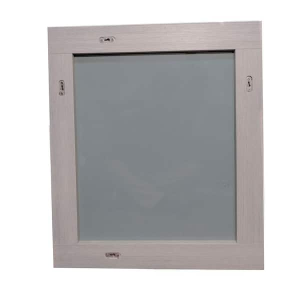 Bellaterra Home 808909-MC 17 x 27 Rectangle Wall-Mounted Framed Mirr – US  Bath Store