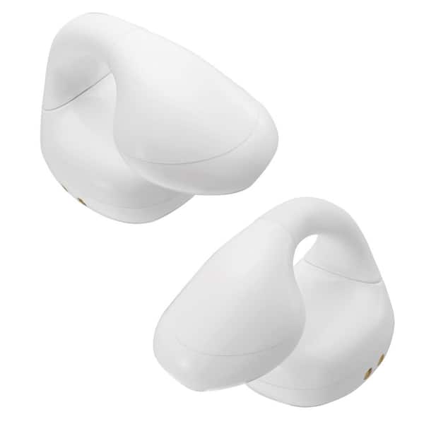iLive White Truly Wireless Bluetooth Open Ear Clip, Supports Siri