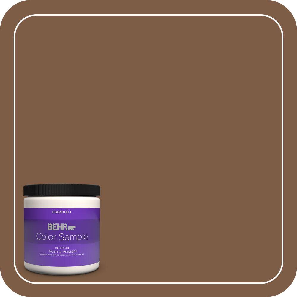 8 oz. #BXC-65 Outback Brown Eggshell Enamel Interior Paint & Primer Color Sample price history on PriceWatchPro
