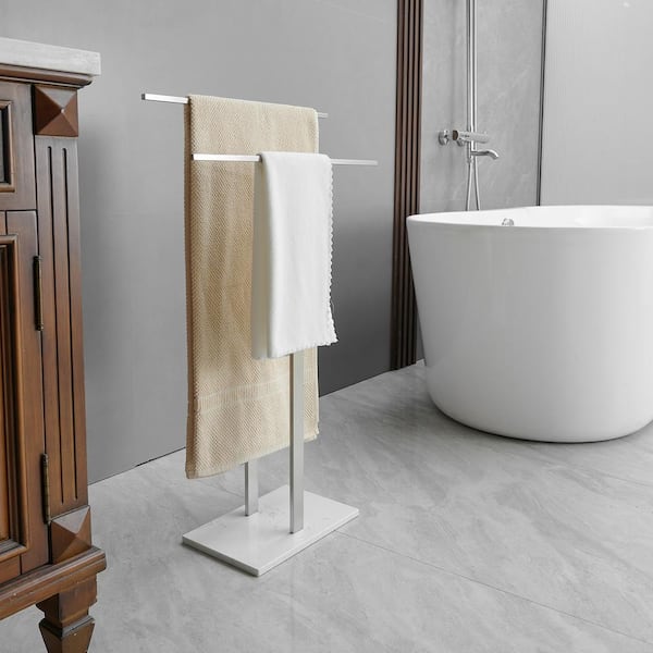 Bath sheet towel discount rack