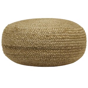 Pouf Natural Woven Ottoman