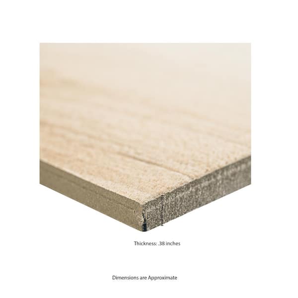 MSI Meliana Arctic 9 in. x 48 in. Matte Porcelain Wood Look Floor