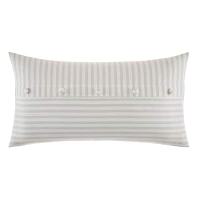 Nautica Saybrook 3-Piece Beige Striped Cotton Full/Queen Comforter 