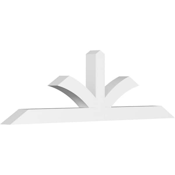Ekena Millwork Richland 72 in. W x 21 in. H x 4 in. D Signature Polyurethane Bracket