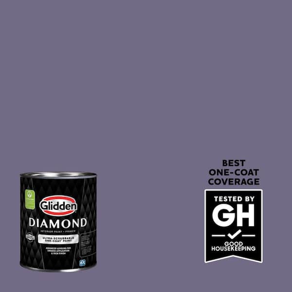 Glidden Diamond 1 qt. PPG1174-6 Purple Rain Satin Interior Paint