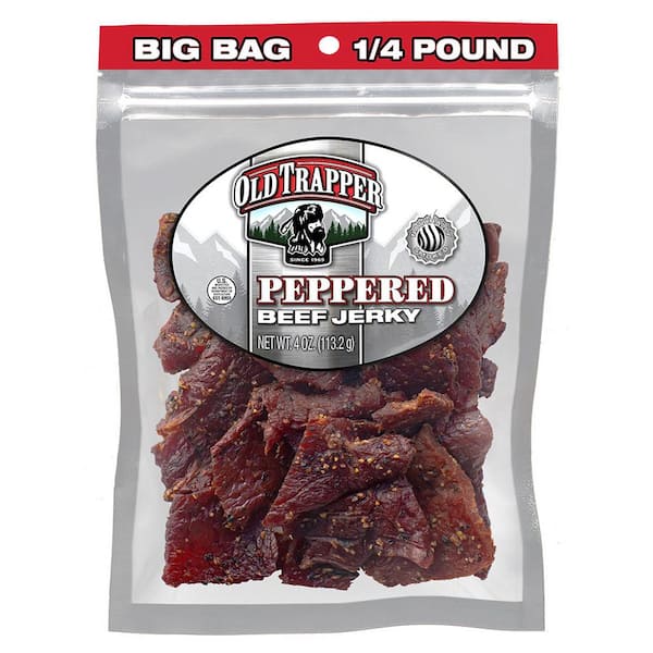 OLD TRAPPER Old Fashioned Peppered Beef Jerky