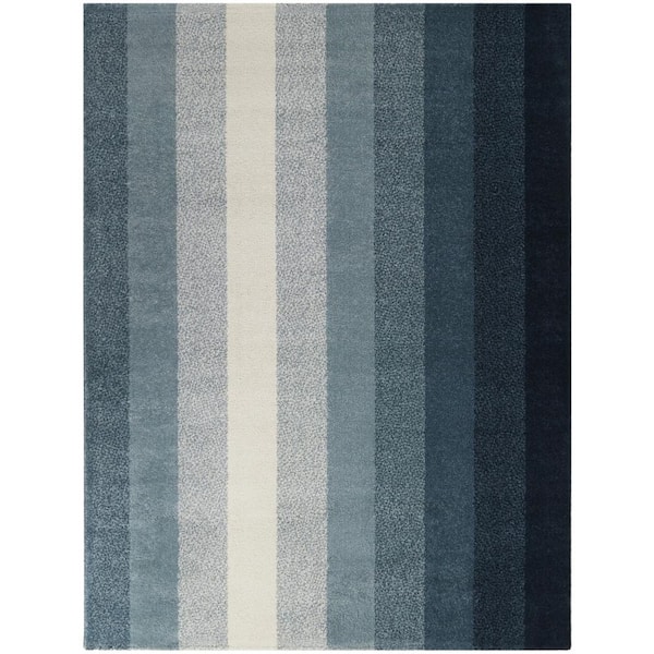BALTA Paolo Blue 5 ft. x 7 ft. Gradient Area Rug