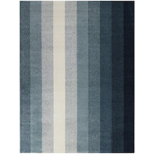 Paolo Blue 8 ft. x 10 ft. Gradient Area Rug
