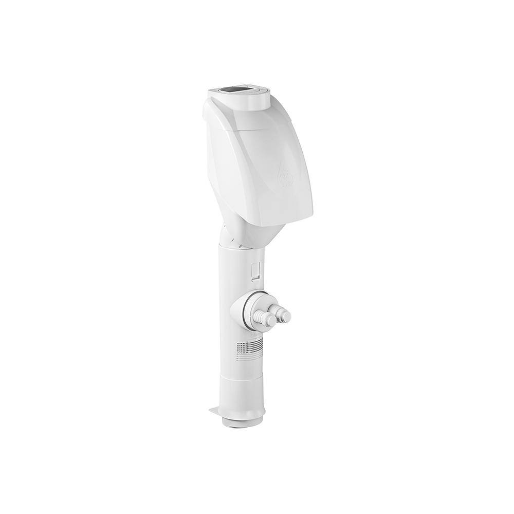 White PVC Clean Rain Ultra Downspout Diverter Kit