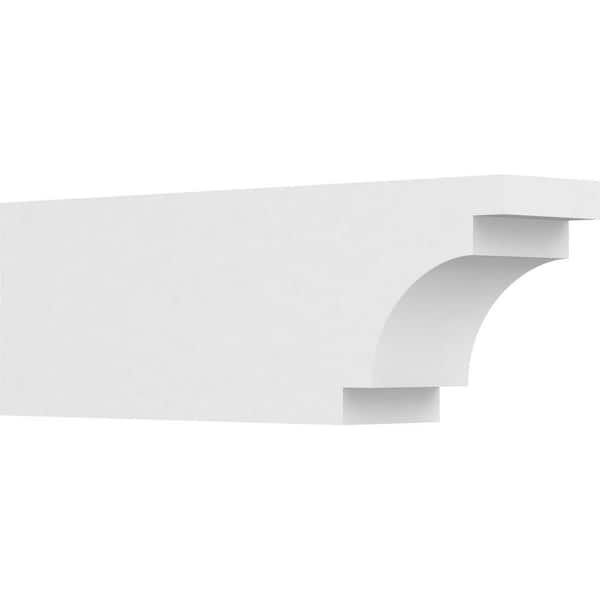 Ekena Millwork 5 in. x 8 in. x 24 in. Mediterranean PVC Rafter Tail Brace