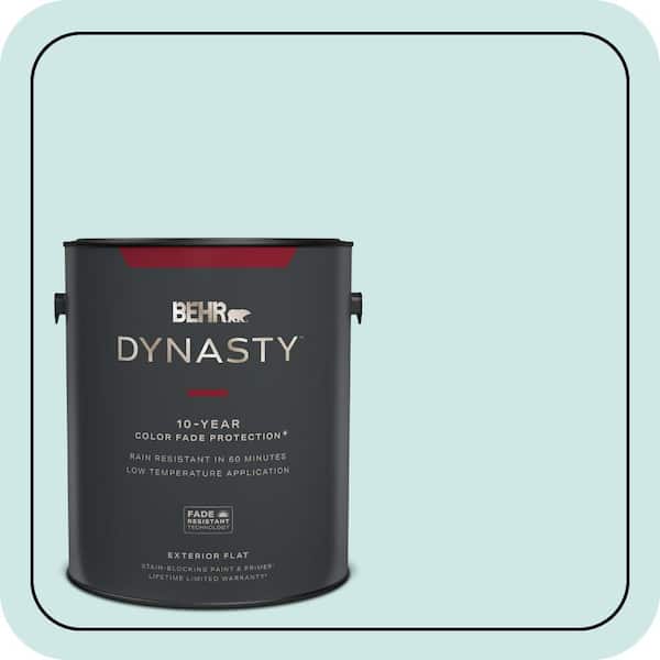 BEHR DYNASTY 1 gal. Home Decorators Collection #HDC-WR14-5 Icicle Mint Flat Exterior Stain-Blocking Paint & Primer