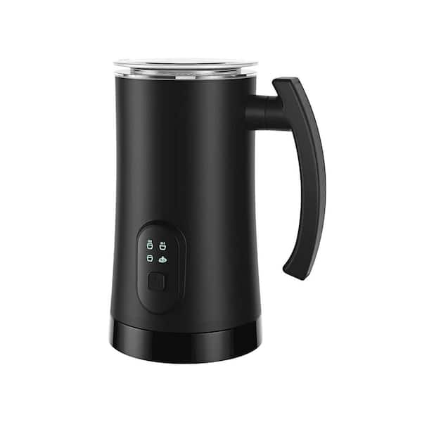 4-in-1 Electric Milk Frother and Steamer for Hot or Cold Foam, 11.8oz Automatic Coffee Latte Cappuccino Maker