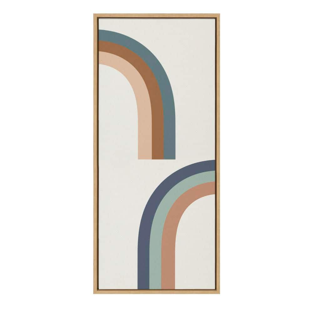 "Sylvie ""Cheerful Rainbows"" by the Creative Bunch Studio Framed Art Print 40 in. x 18 in." price history on PriceWatchPro